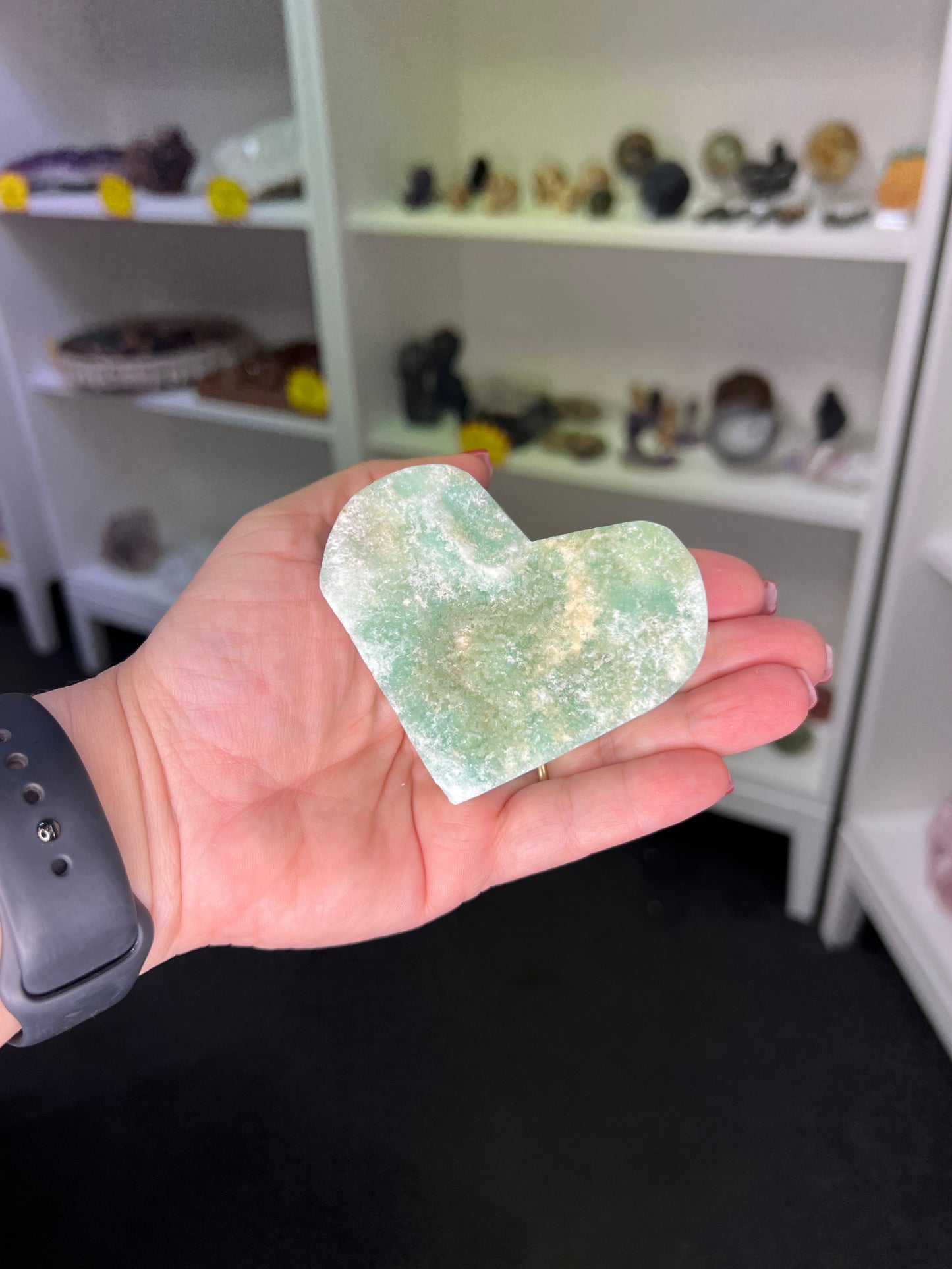 Hemimorphite Heart