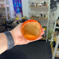 Geode Carnelian Sphere with Stand