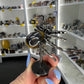 Tigers Eye Spider on Stand