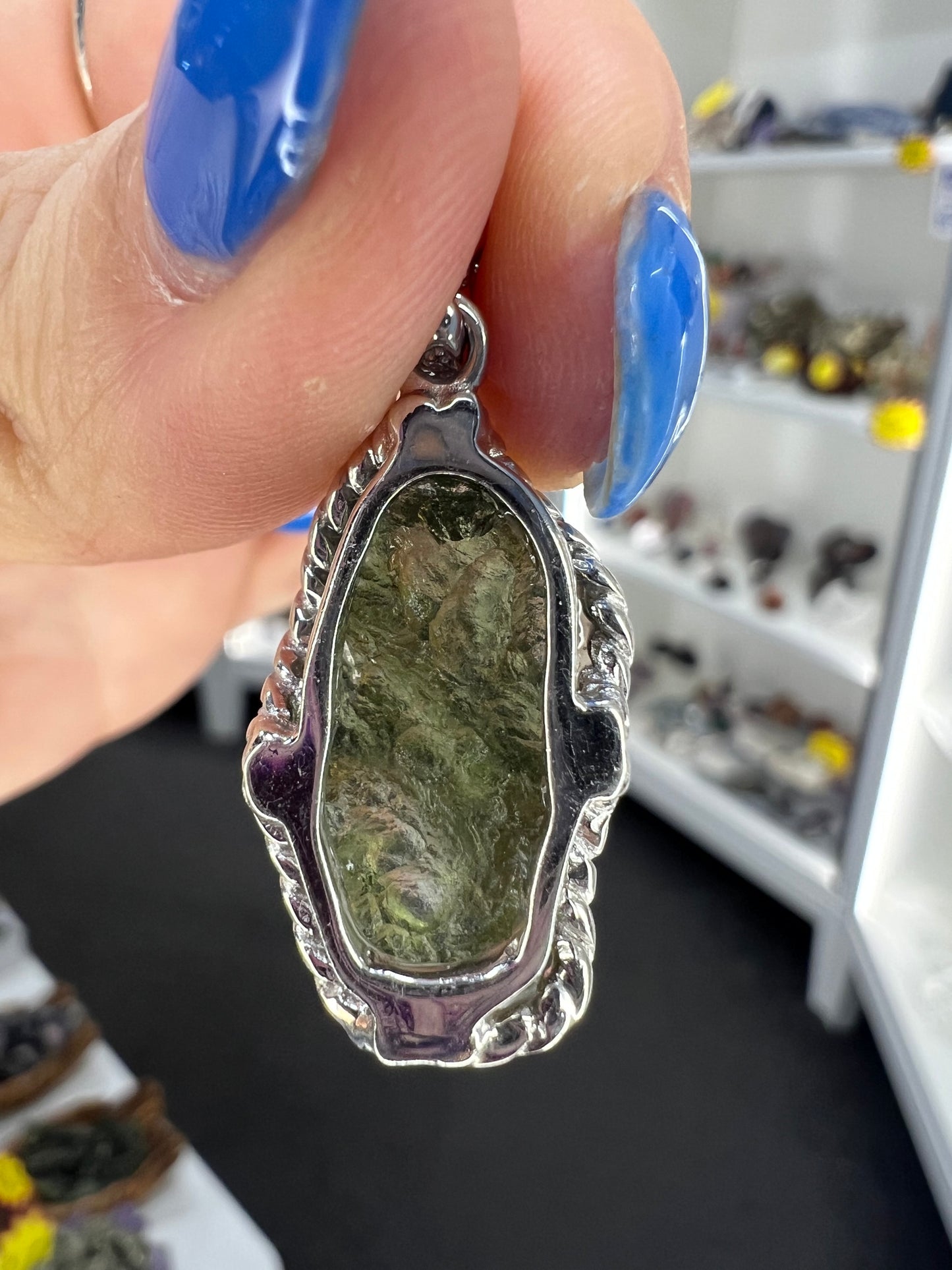 Moldavite Pendant with Authenticity Certificate