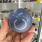 Blue Coral Jade Sphere on Stand