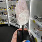 Rose Quartz Raw Specimen on Stand