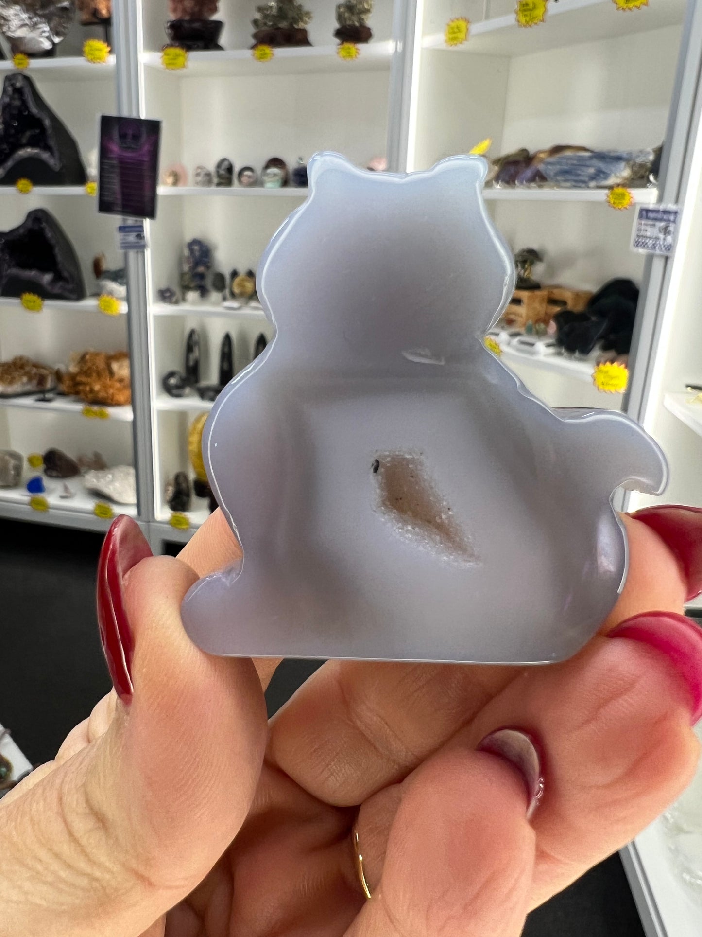 Druzy Agate Cat