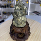 Pyrite Specimen on Custom Stand