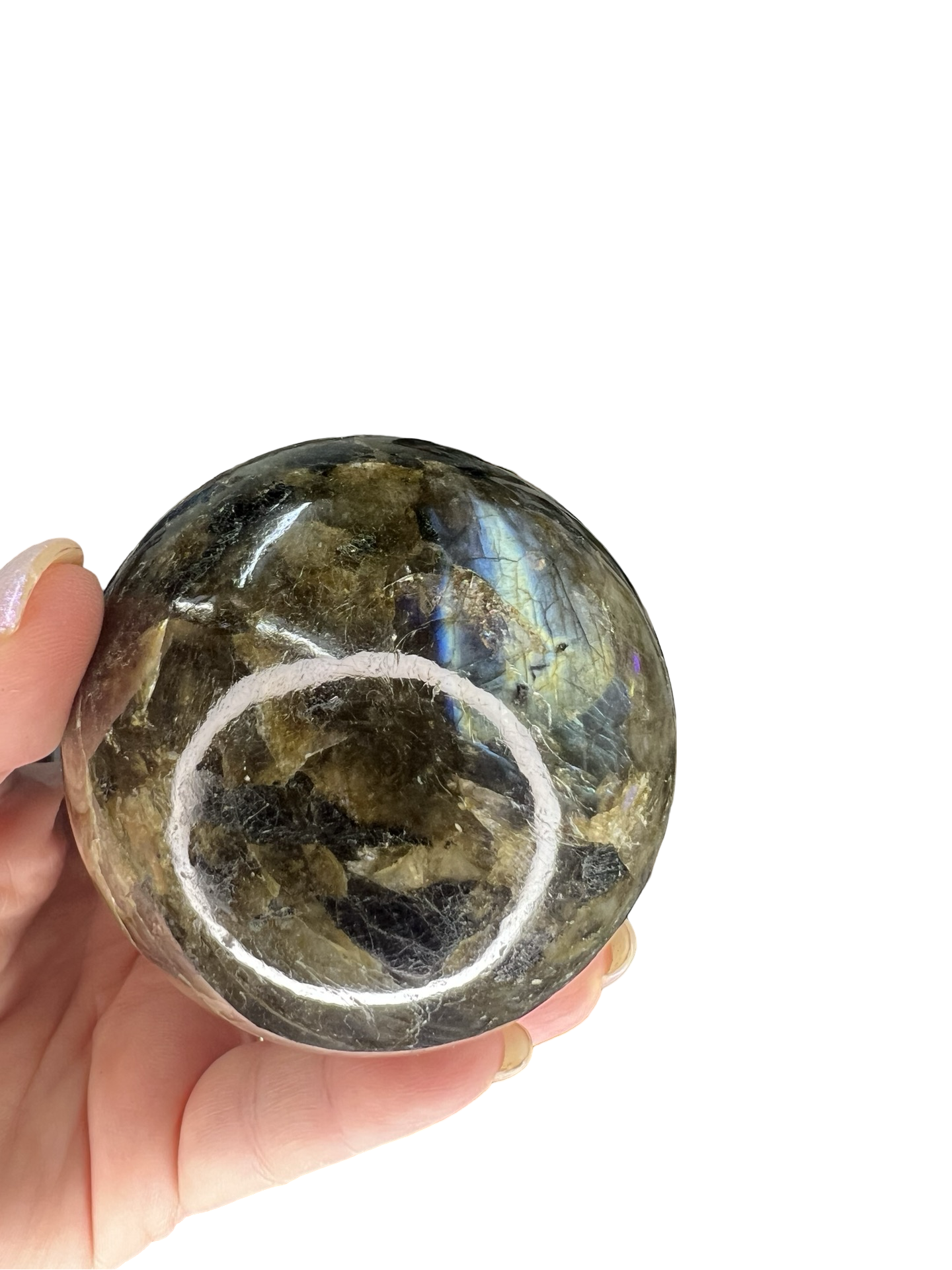 Labradorite Sphere with Stand