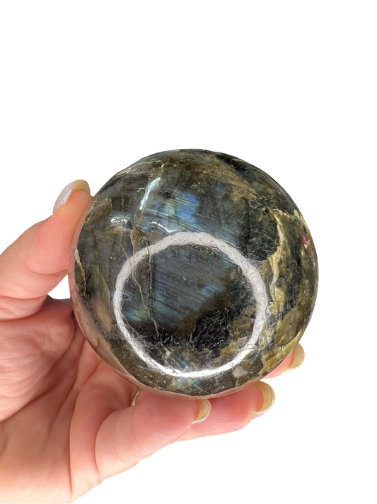 Labradorite Sphere with Stand