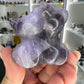 Chevron / Dream Amethyst Hugging Cats