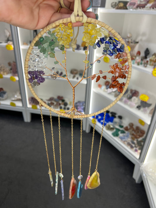 Crystal Tree of Life Suncatcher