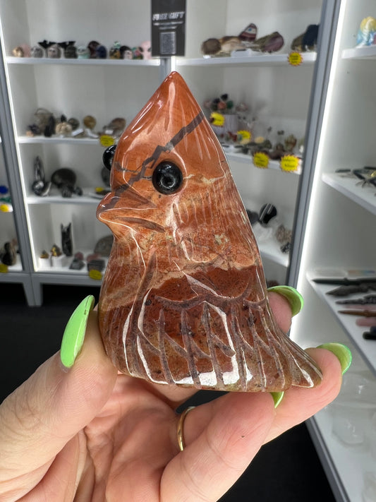 Red Jasper Bird