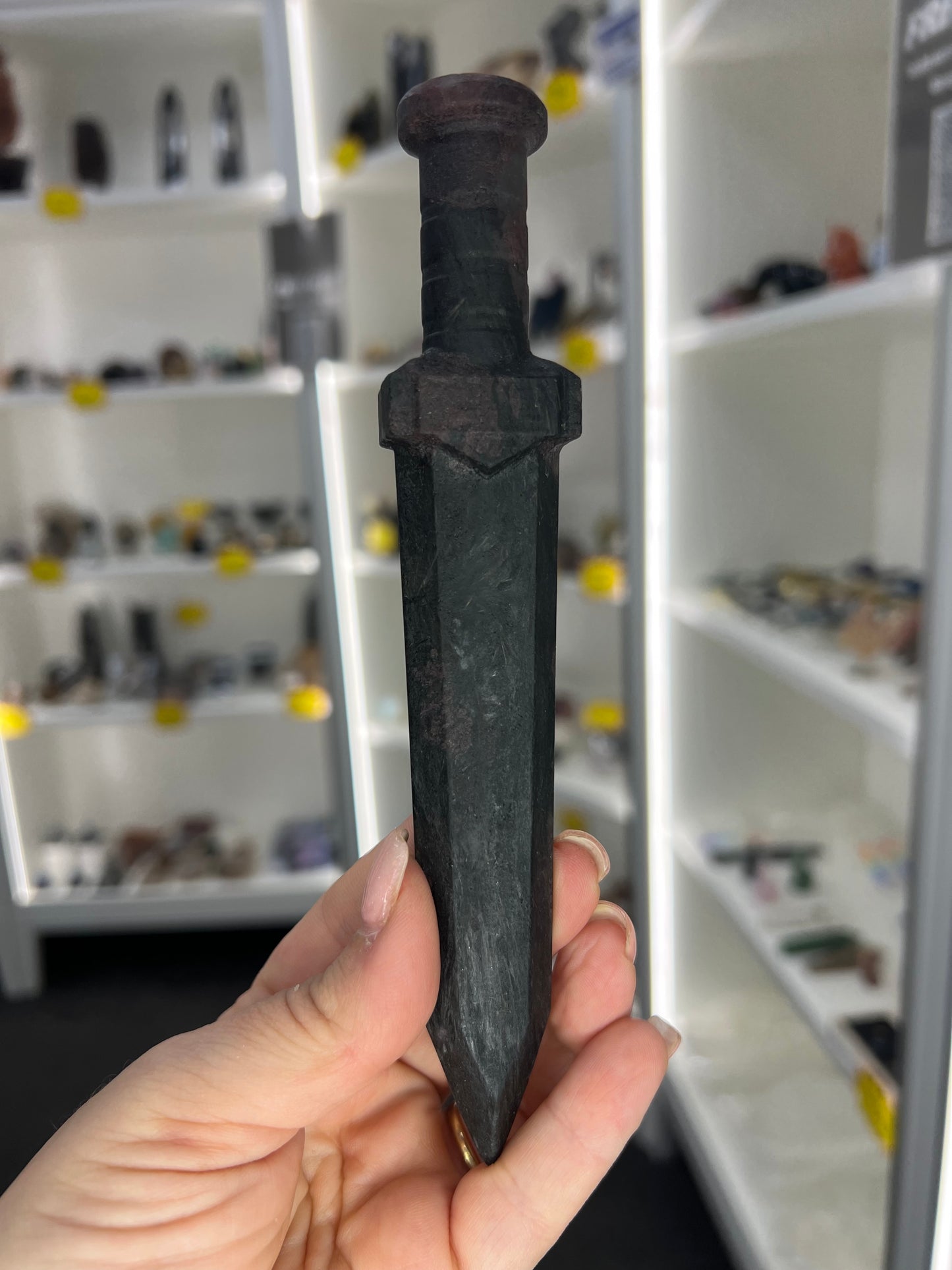 Astrophyllite Garnet Dagger