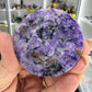 Charoite Disk on Stand