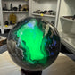 Volcano Agate Sphere with Stand (UV Reactive)