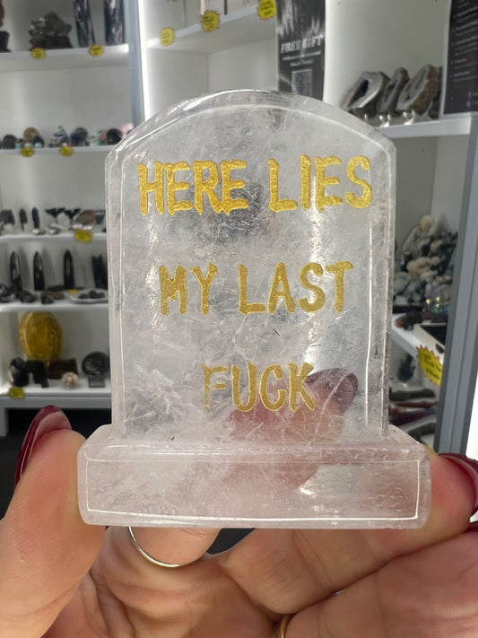 Rose Quartz Tombstone