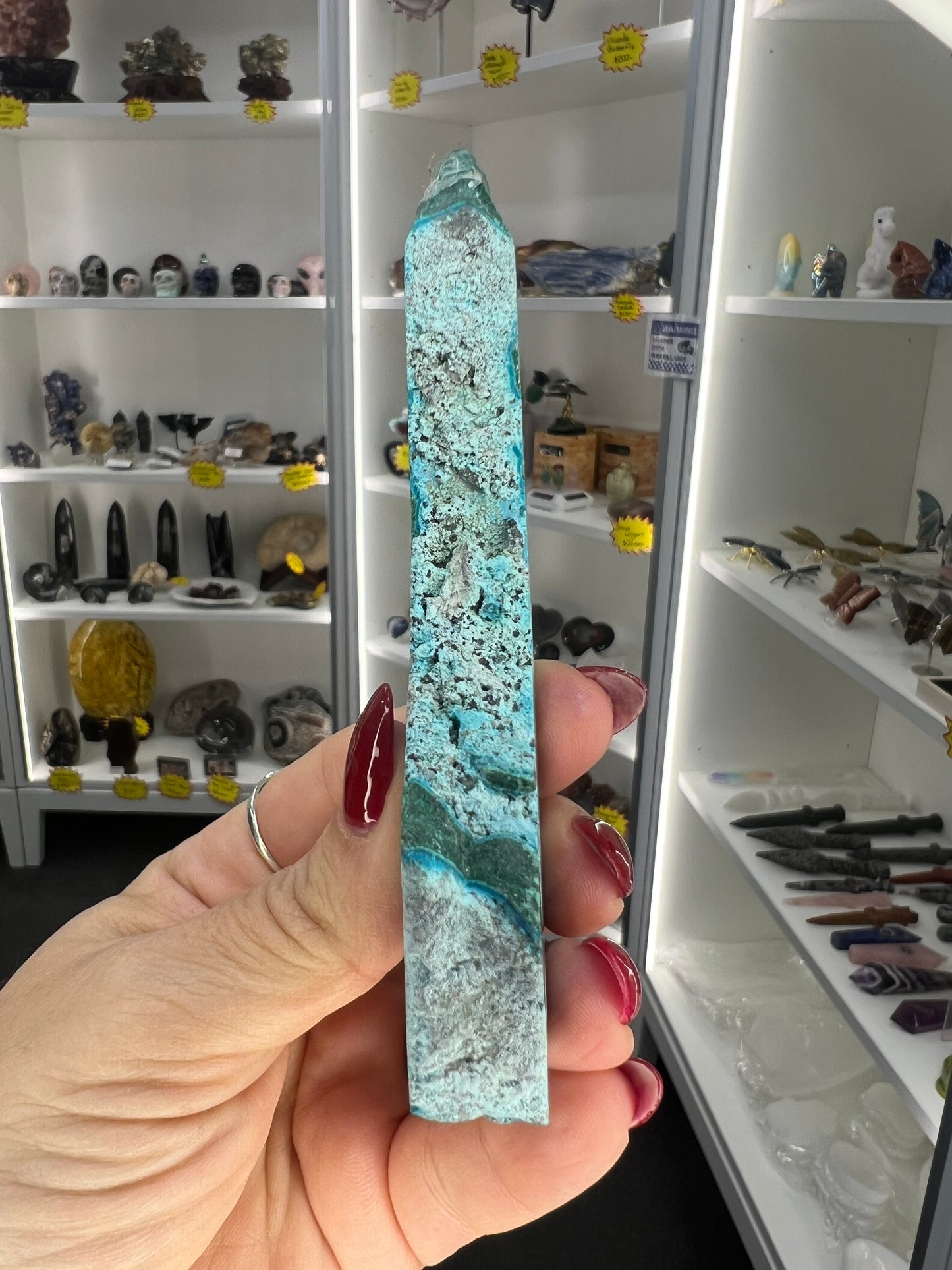 Malachite x Chrysocolla Point