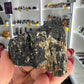Black Tourmaline with Golden Mica Specimen