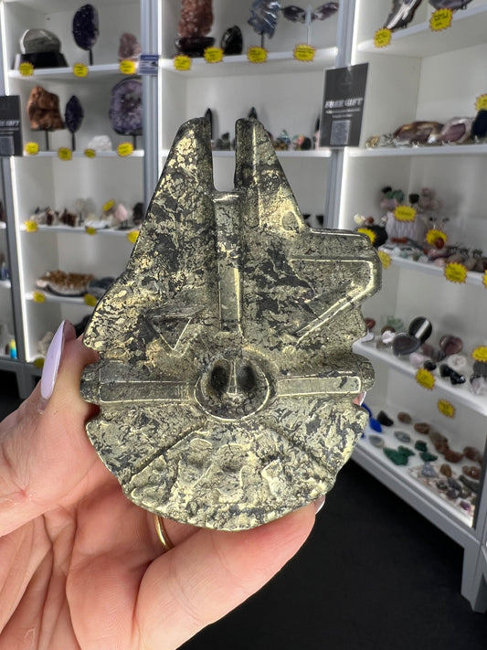 Pyrite Millennium Falcon