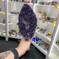 Amethyst Cluster on Rotating Stand