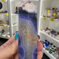 Blue Flower Agate Tower