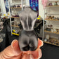 Black Obsidian Lady Torso with Snake