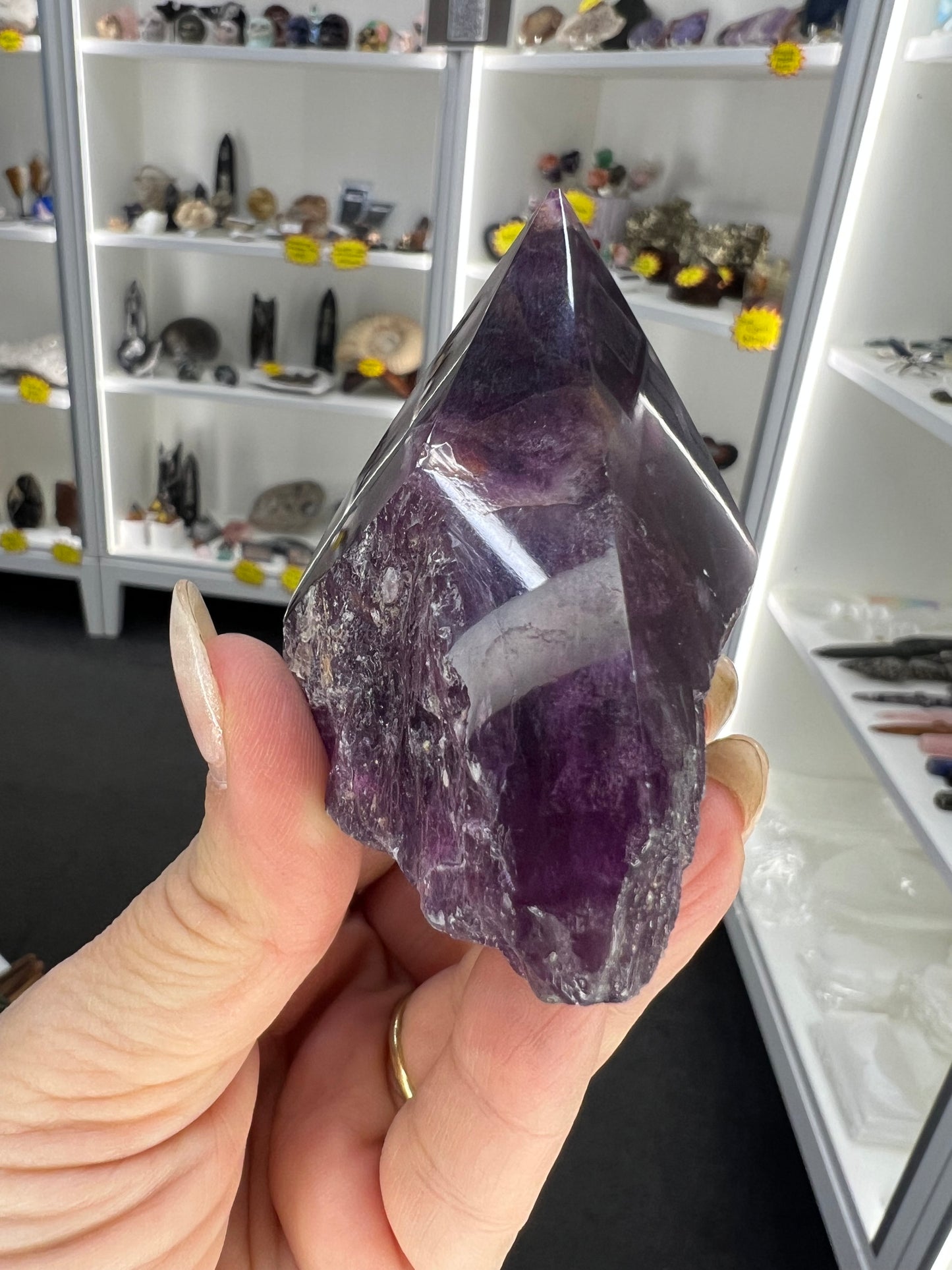 Purple Fluorite Point