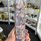 Blue Flower Agate Tower