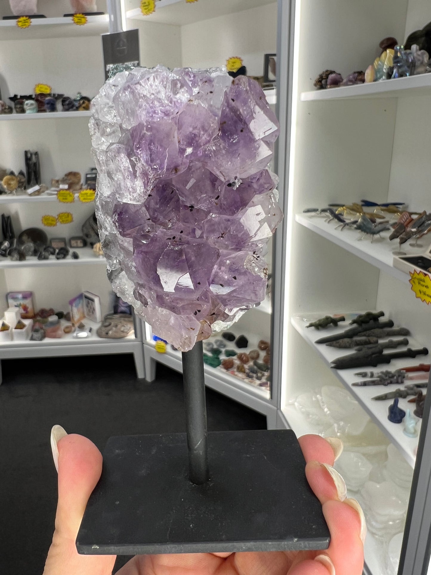 Amethyst Cluster on Stand