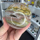 Geode Agate Sphere with Stand