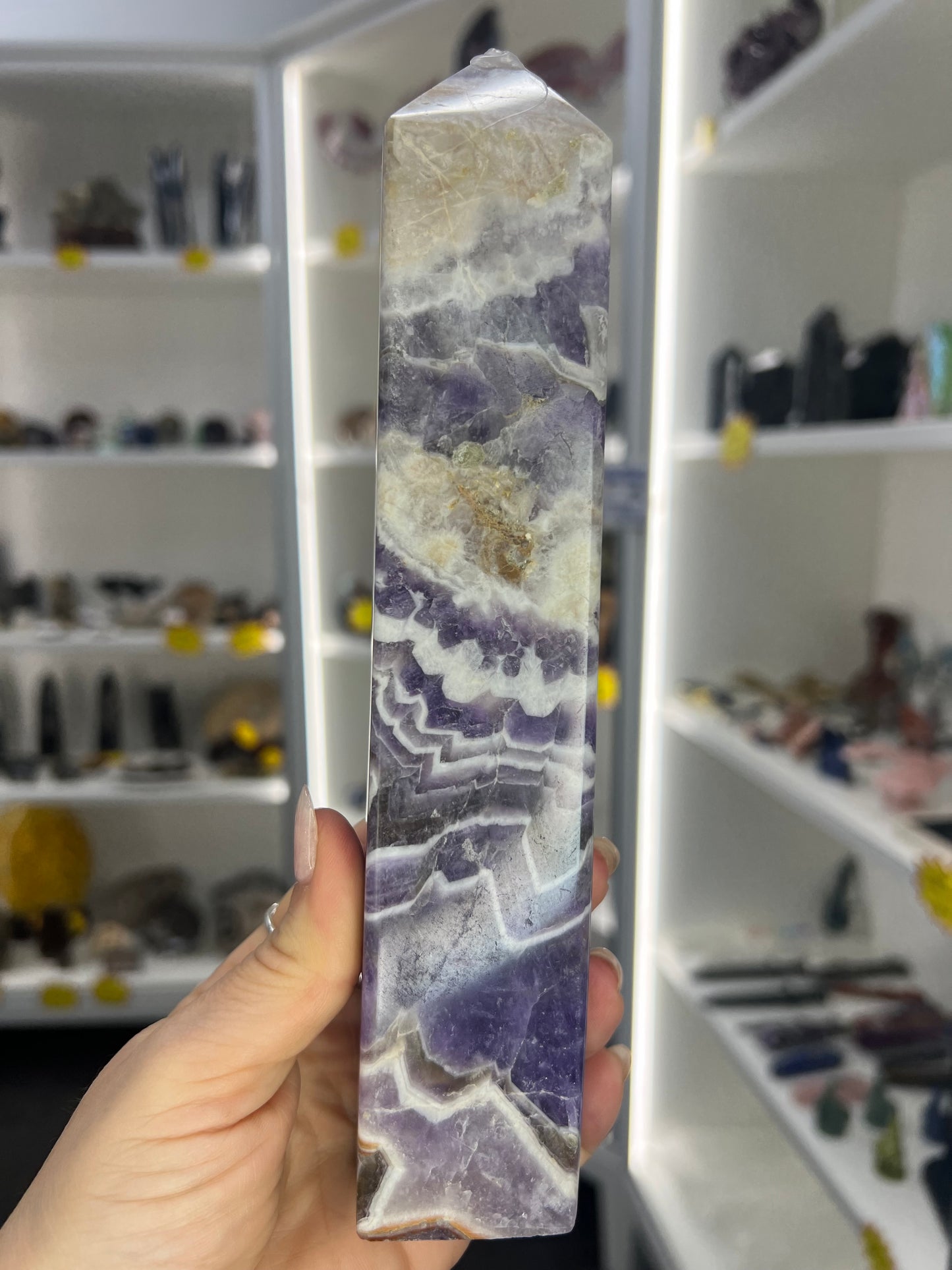 Chevron / Dream Amethyst Tower