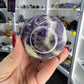 Chevron / Dream Amethyst Sphere with Stand