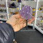 Amethyst Cluster Specimen on Stand