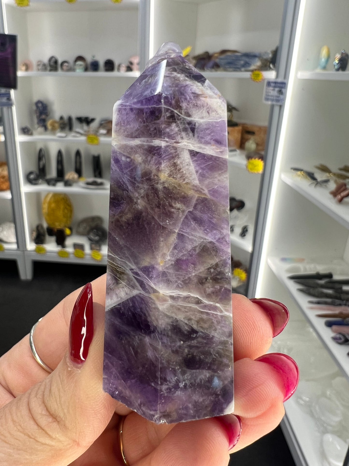 Chevron / Dream Amethyst Tower