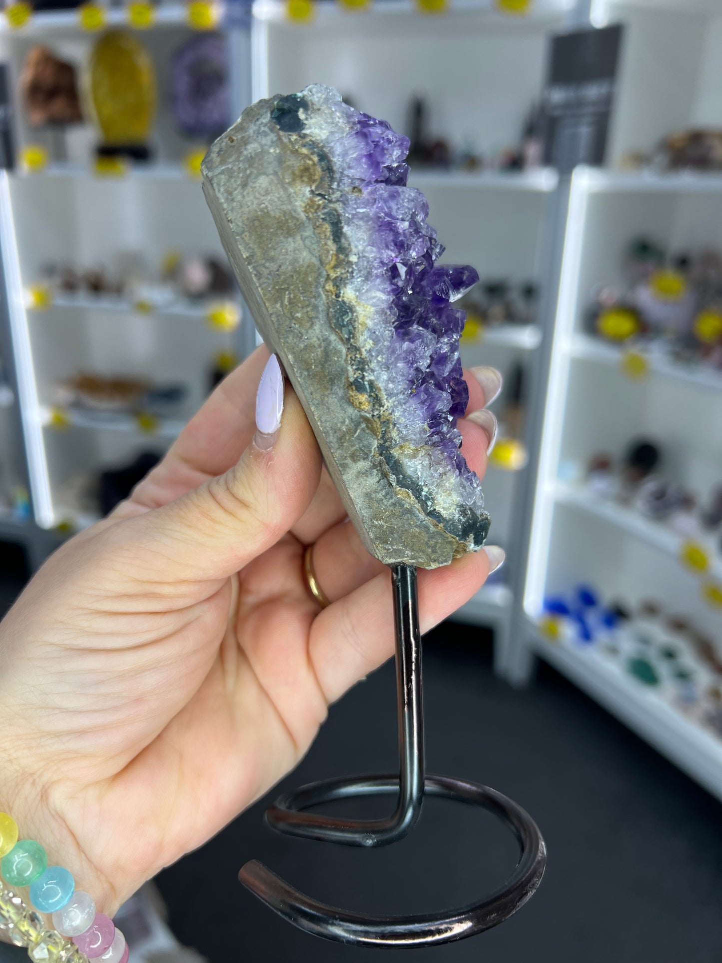 Amethyst Cluster on Stand