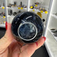 Black Fluorite Sphere with Stand