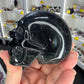 Black Fluorite Skull (UV Reactive)