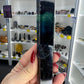 Black Fluorite Tower (UV Reactive)