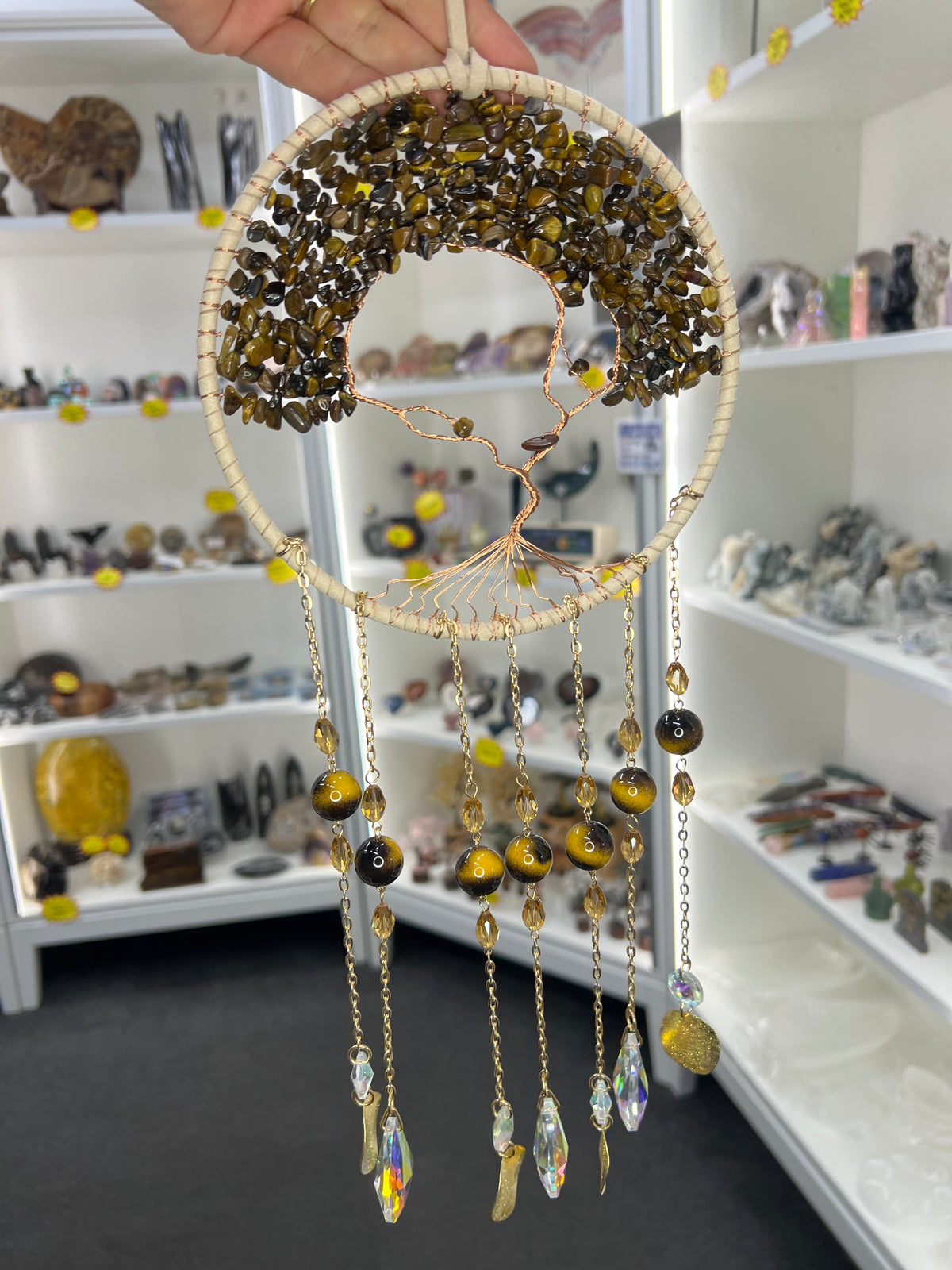 Tigers Eye Suncatcher