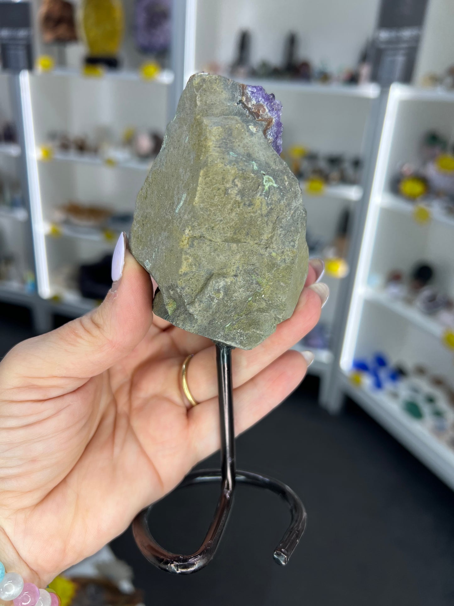 Amethyst Cluster on Stand