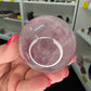 Lavender Rose Quartz Sphere on Stand