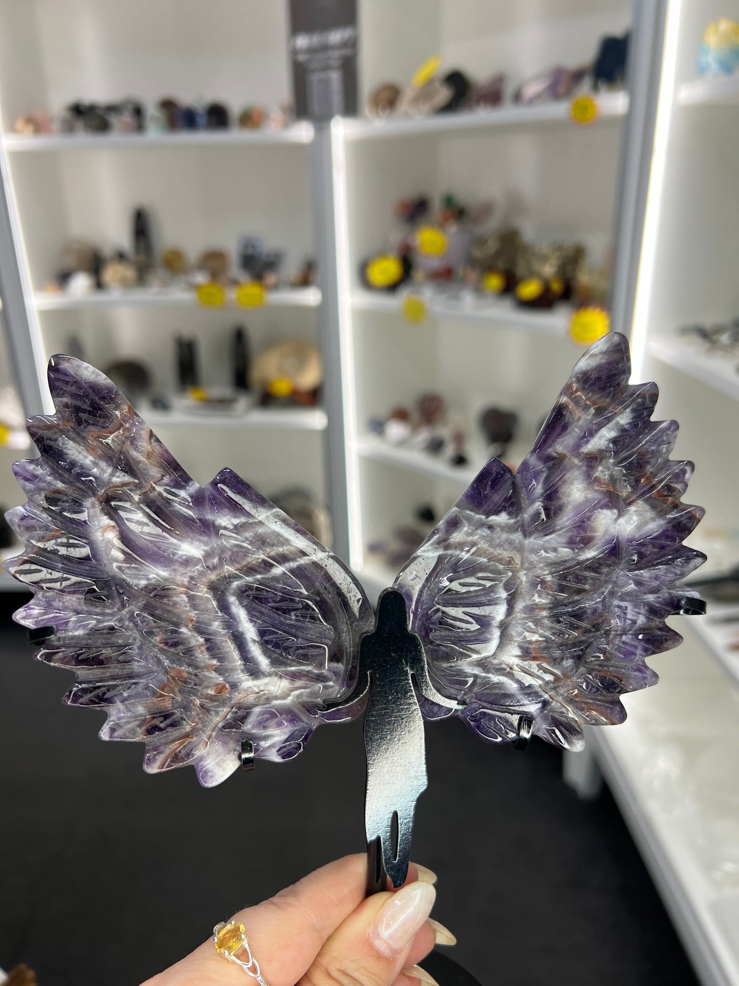 Chevron / Dream Amethyst Angel