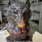 Huge Yooperlite Wolf Head (UV Reactive)