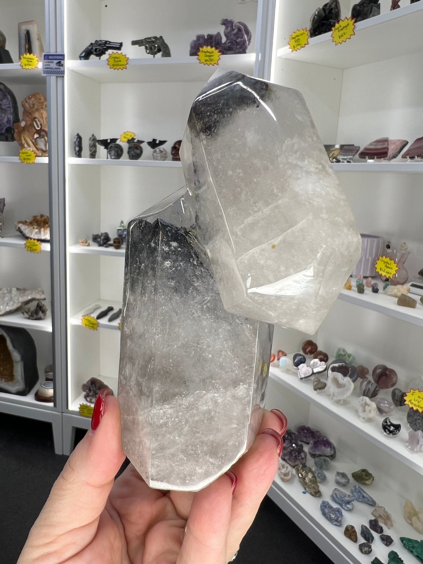 Garden Quartz Double Point Tower