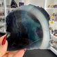 Black Fluorite Slab (UV reactive)