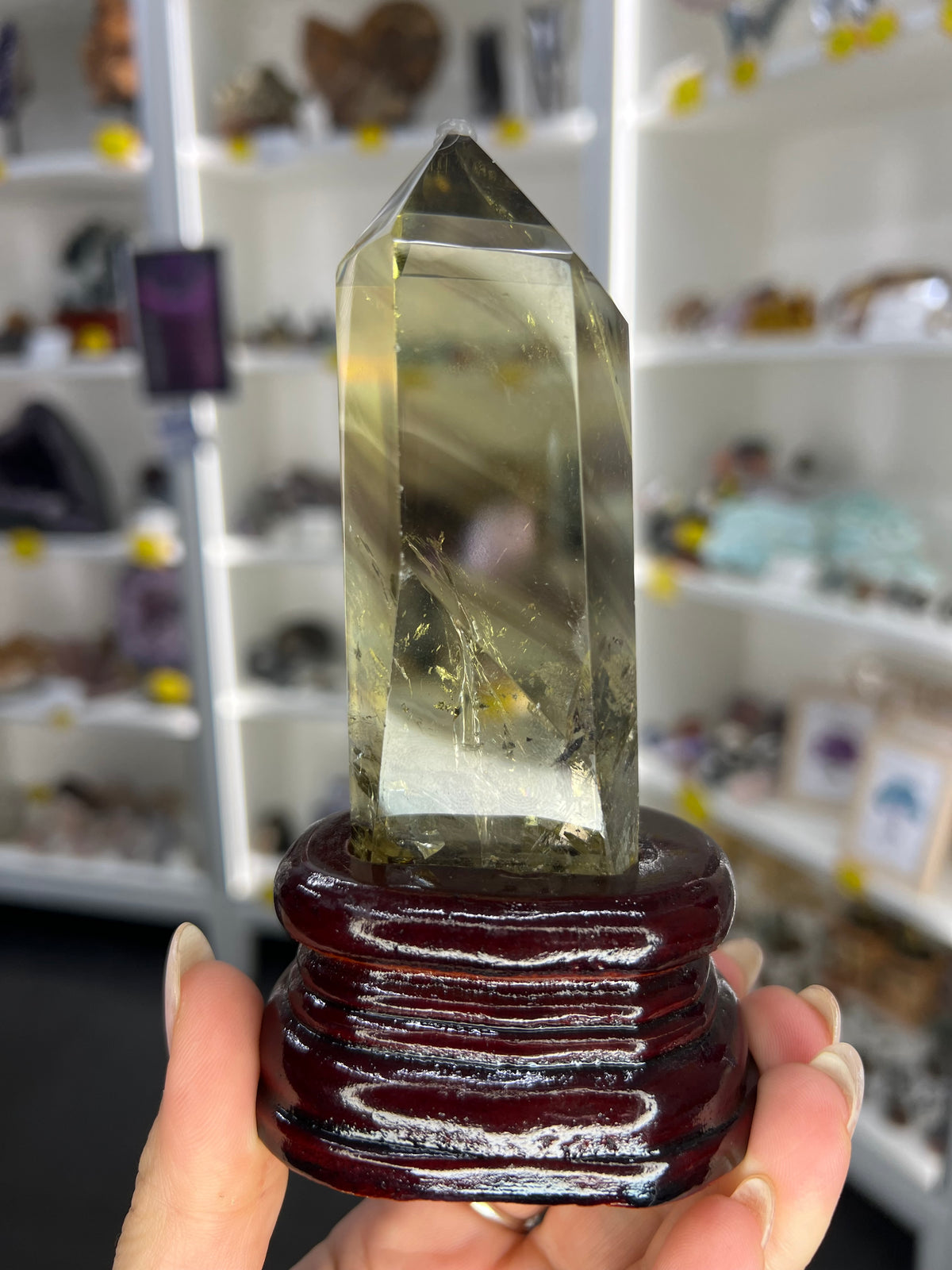 Citrine Tower on Stand