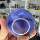 Blue Flower Agate Sphere on Stand