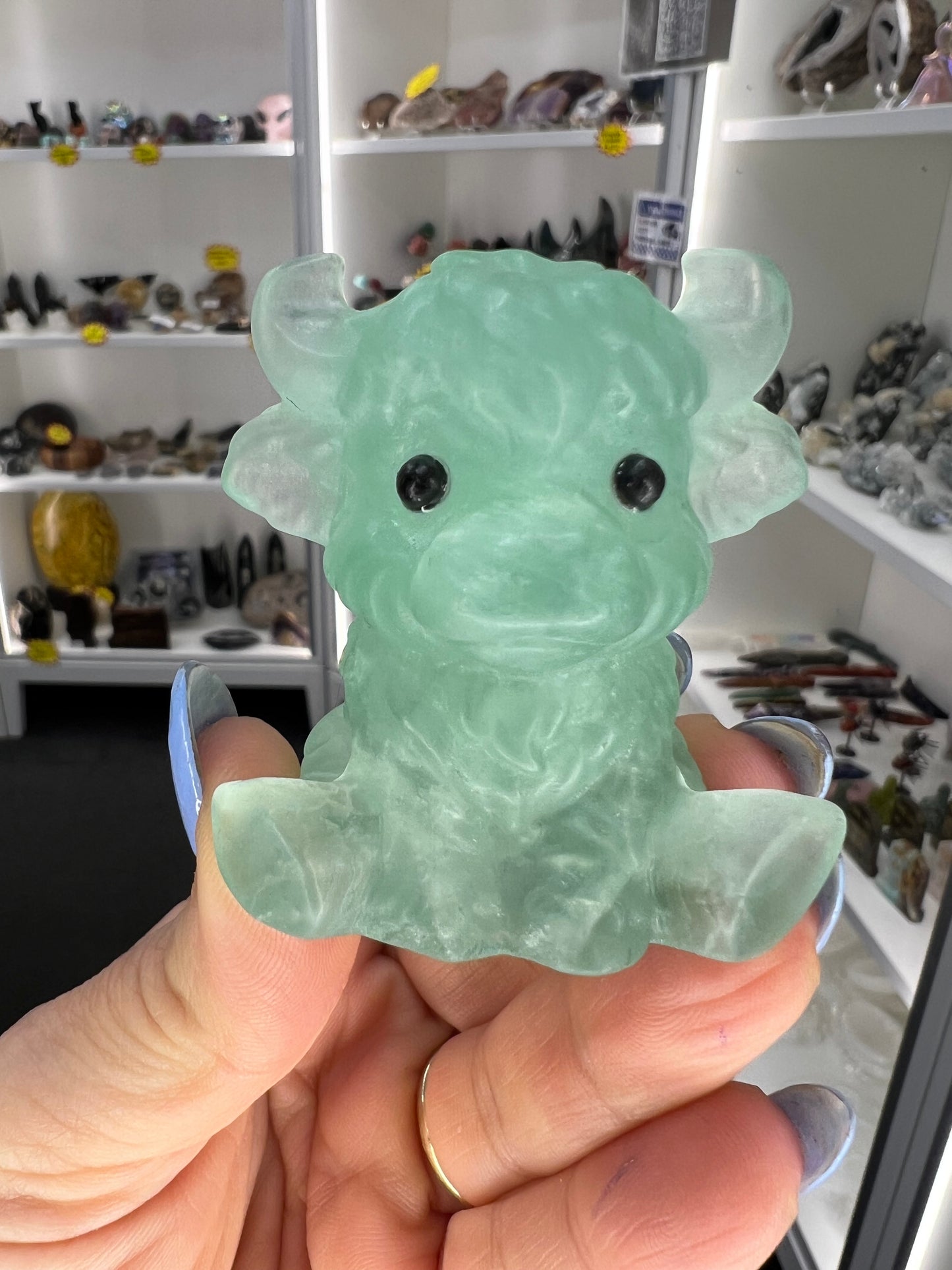 Fluorite Highland Cow