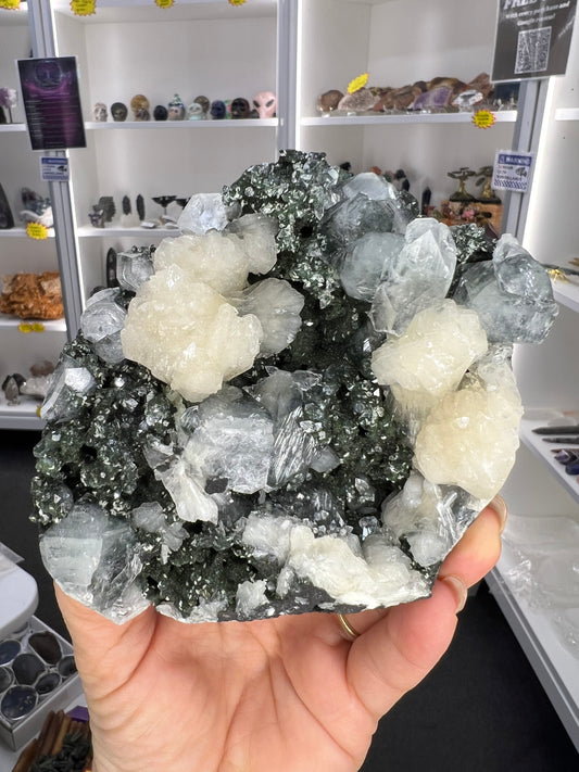 Apophyllite x Stilbite Specimen