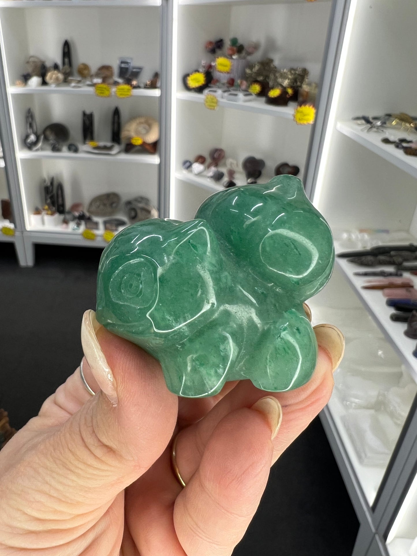 Green Aventurine Character Carving