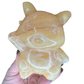 Honey Calcite Pikachu Carving