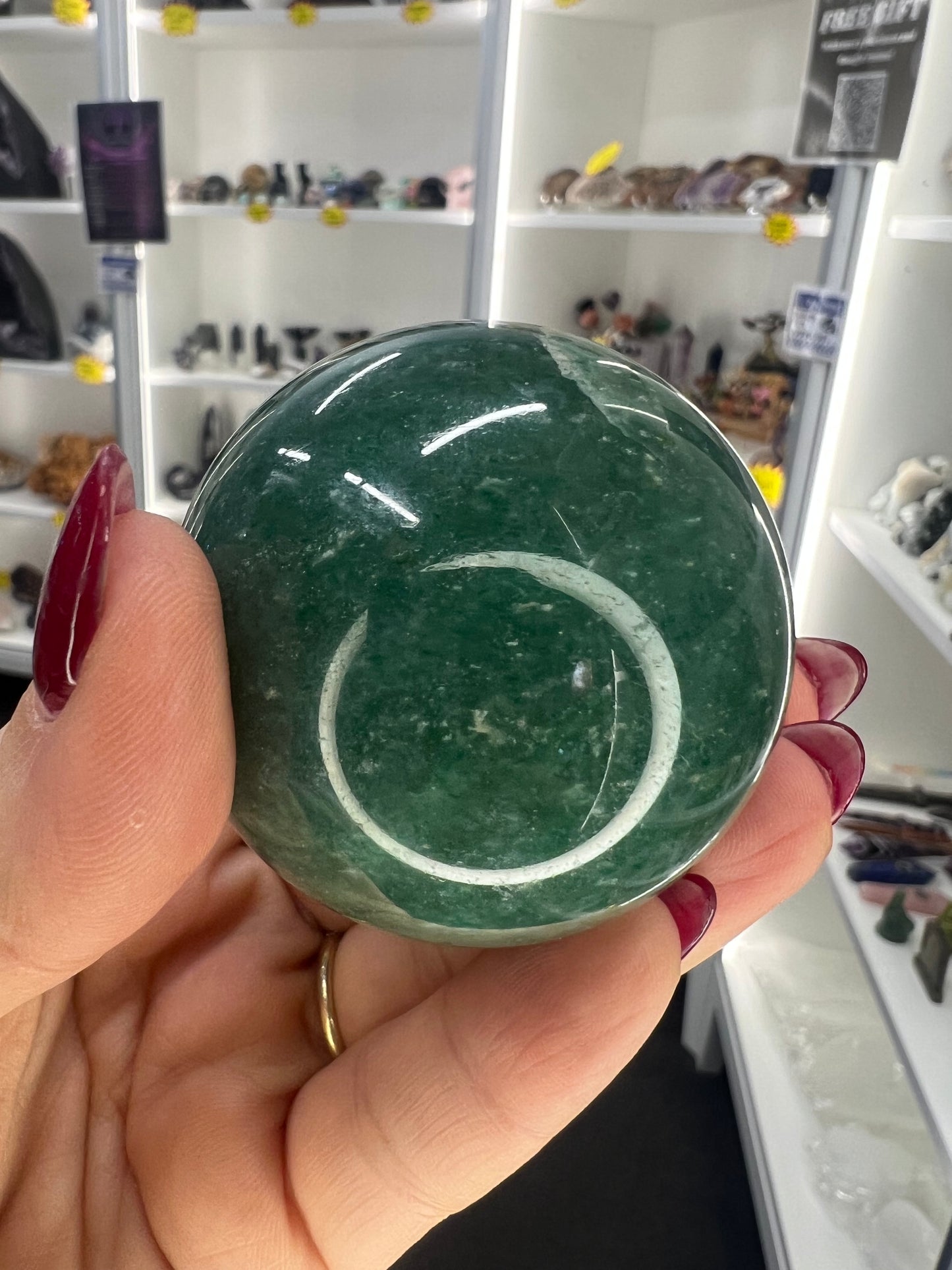 Green Aventurine Sphere with Stand