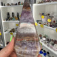 Amethyst x Banded Agate Faceted Freeform